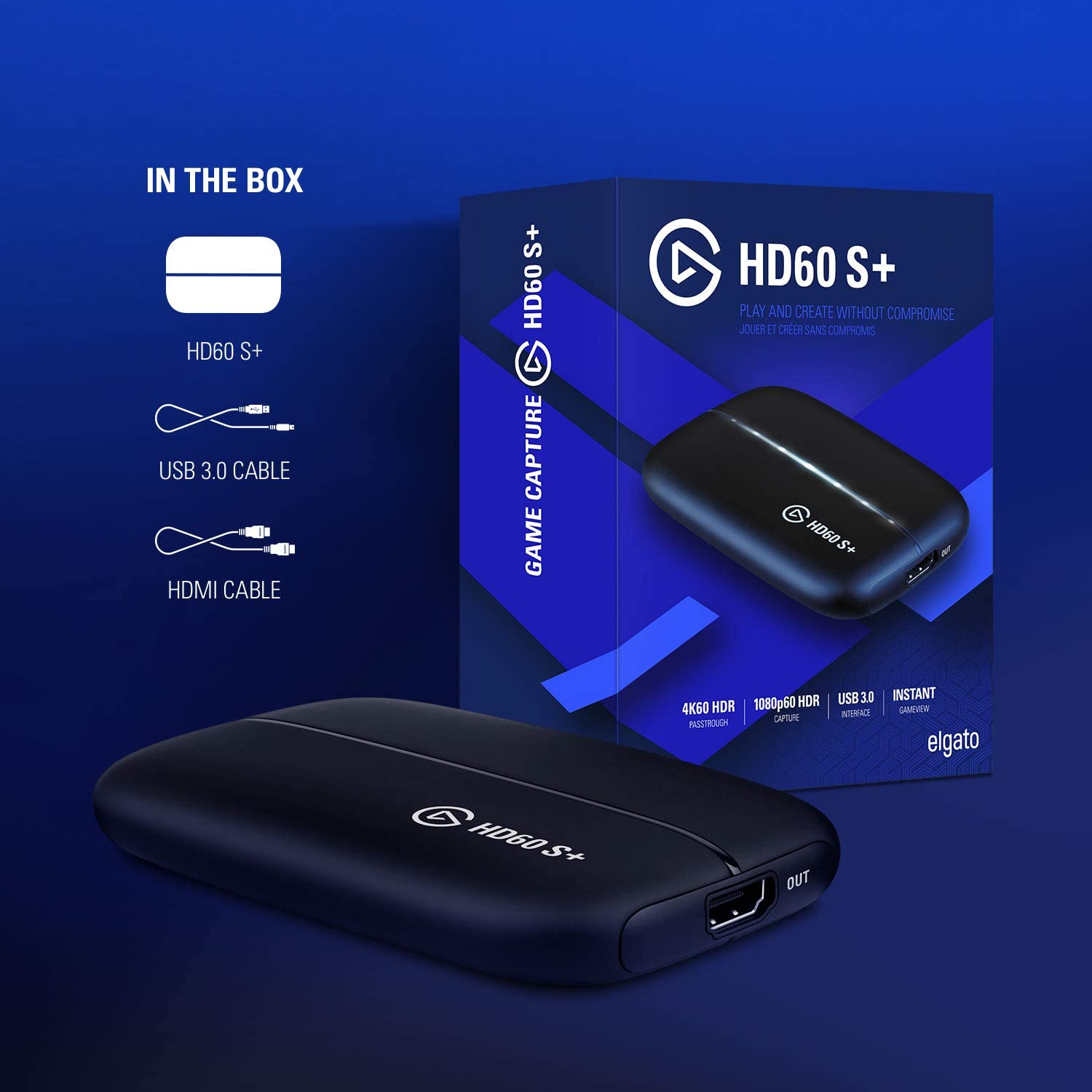 Elgato Game Capture Hd60 S 1080p60 Hdr10 Capture With 4k60 Hdr10 Zero Lag Passt