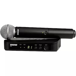 Shure BLX24/SM58 Handheld Wireless System with SM58 Capsule Band H9