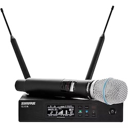 Shure QLXD24/B87A Digital Wireless Handheld Microphone System With QLXD4 Receiver Band G50