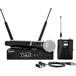Shure Wireless Bodypack and Vocal Combo System with WL185 and SM58 Band G50