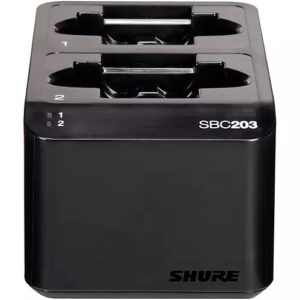 Shure SBC203-US Dual Docking Station for SLX-D Transmitters and SB903 Battery