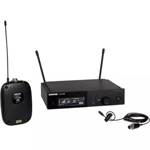 Shure SLXD14/DL4 Wireless System with SLXD1 Bodypack Transmitter, SLXD4 Receiver, and DL4B Lavalier Microphone Band G58